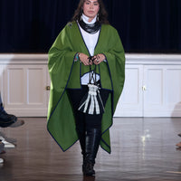 Women's Cape in Green