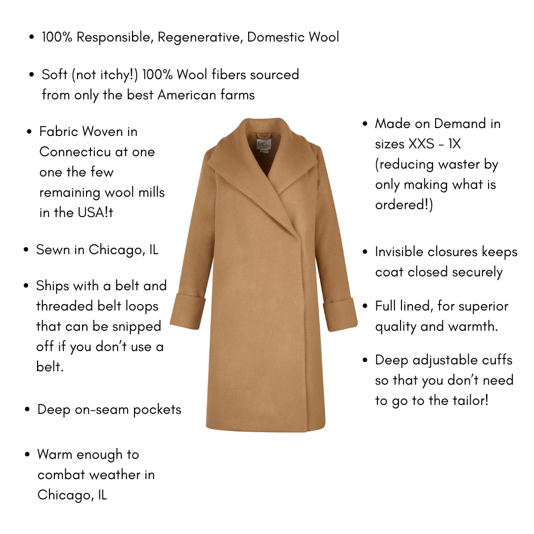 The Southport Wool Coat - Camel