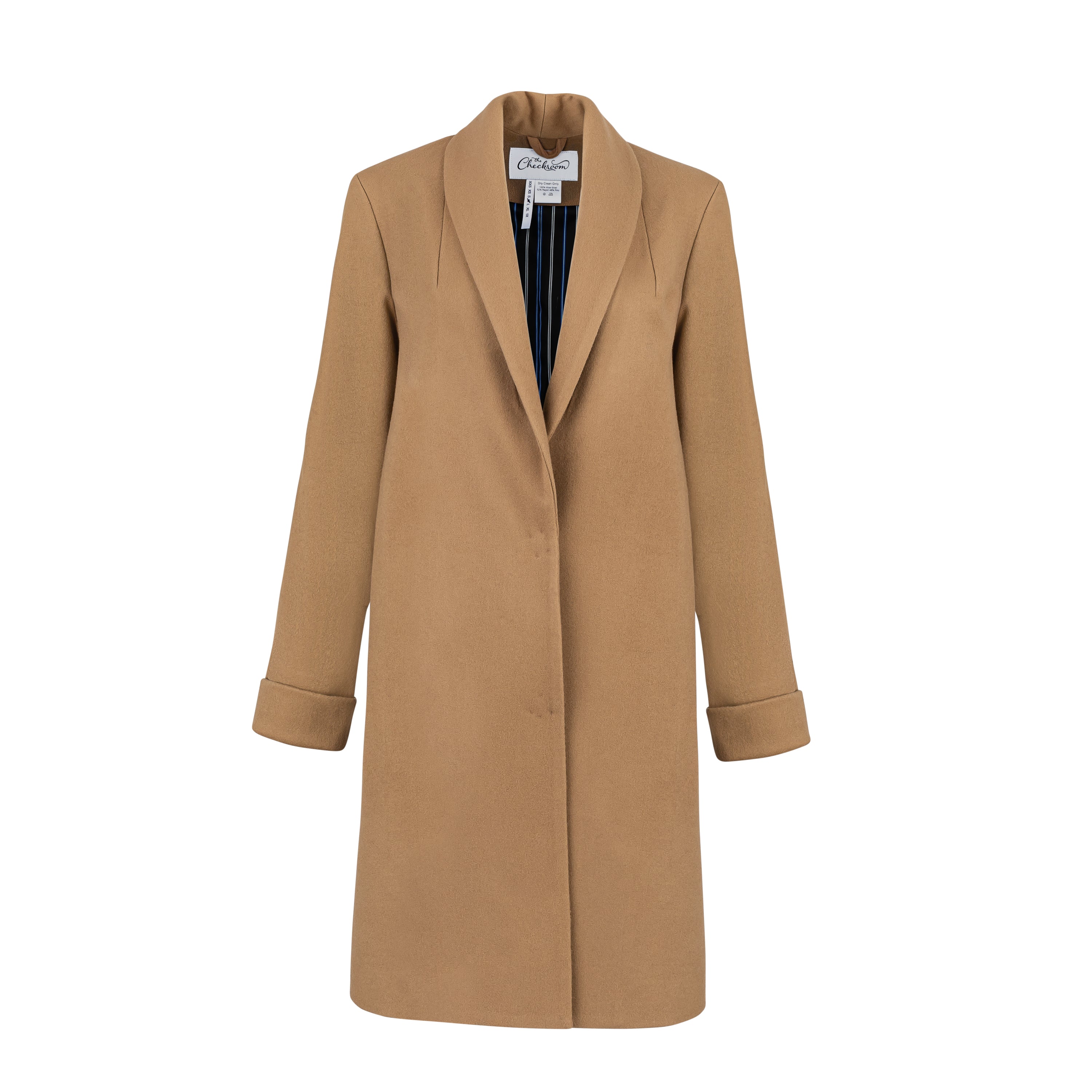 Women's Wool Coat-Camel-Knee-Length – The Checkroom