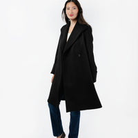 The Southport Wool Overcoat - Black