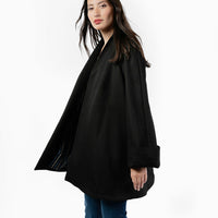 The Oakley Wool Swing Coat - Black