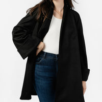 The Oakley Wool Swing Coat - Black