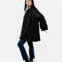 The Oakley Wool Swing Coat - Black