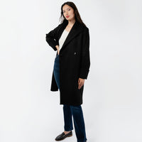 The Southport Wool Coat - Black
