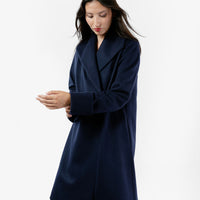 The Southport Wool Coat - Navy