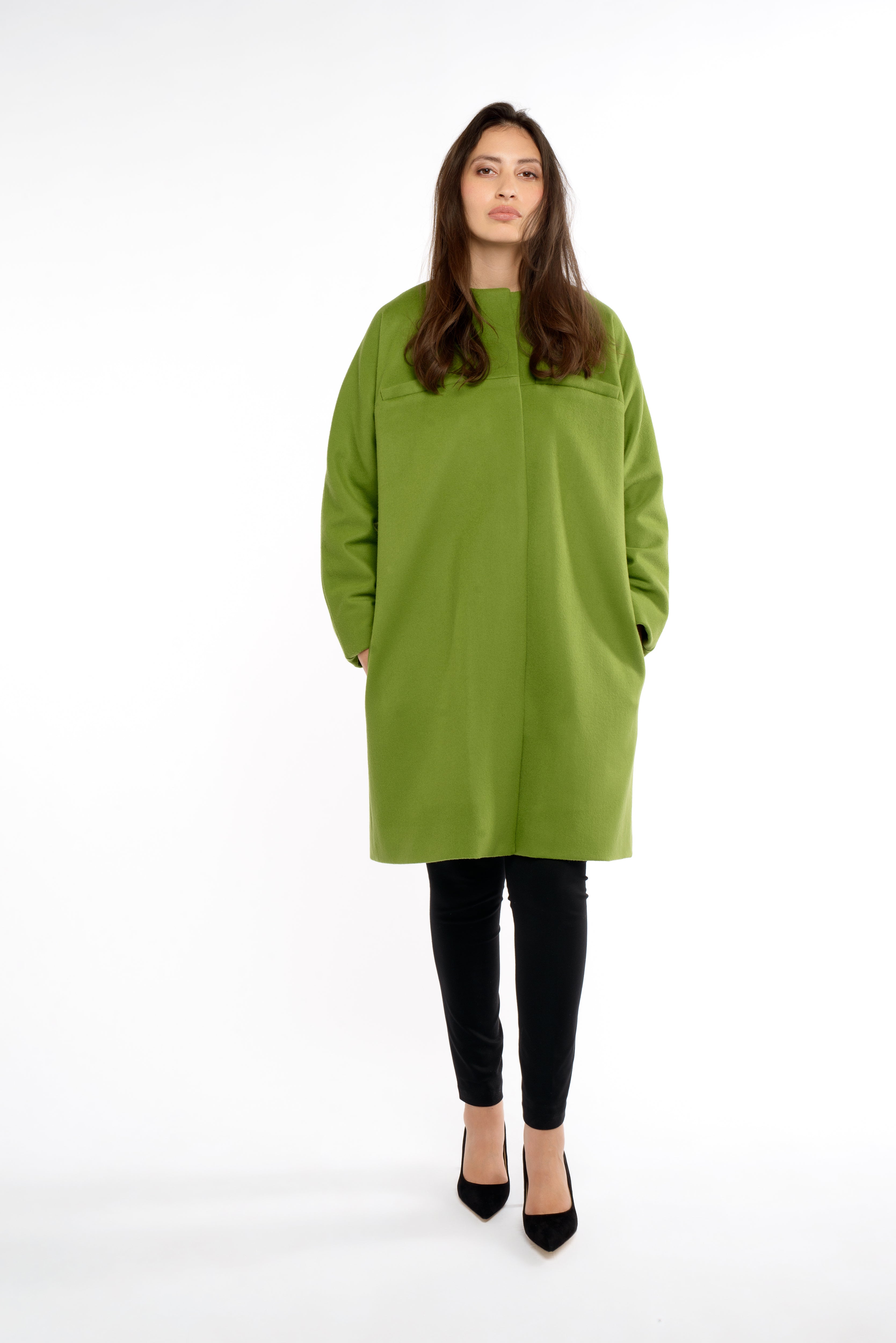 The MOD Coat in Green - S, M, L – The Checkroom