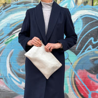 The Wool Tuxedo Coat - Navy
