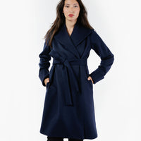 The Southport Wool Coat - Navy