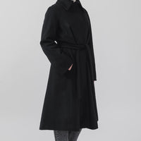 The Mag Mile - Wool Coat in Black