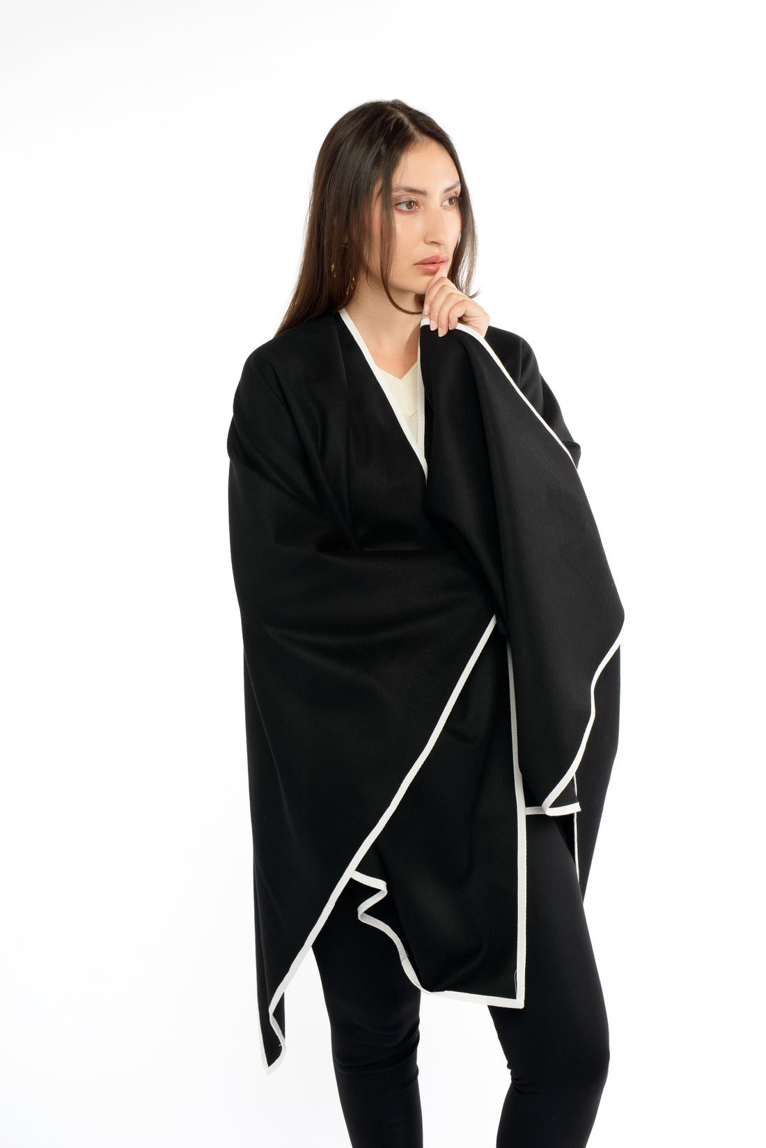 Women's Cape in Black