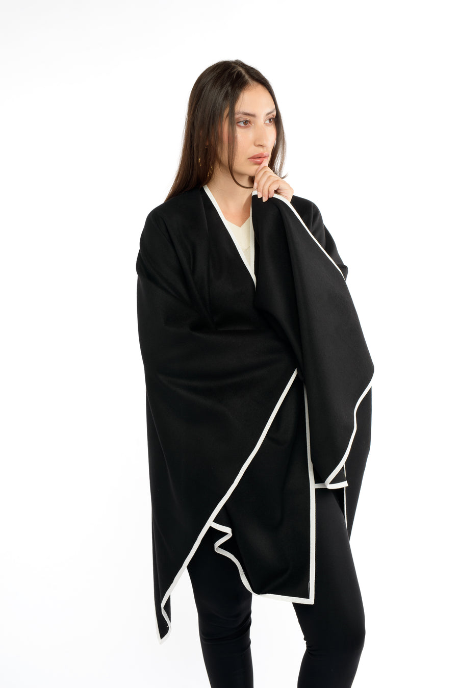 Women's Cape in Black