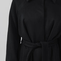 The Mag Mile - Wool Coat in Black