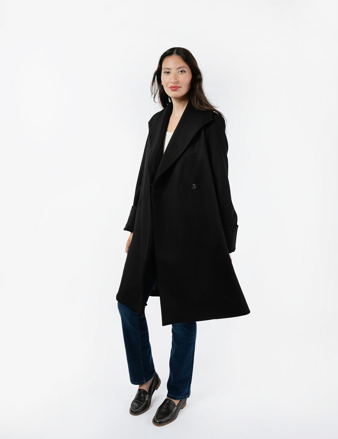 The Southport Overcoat - Black