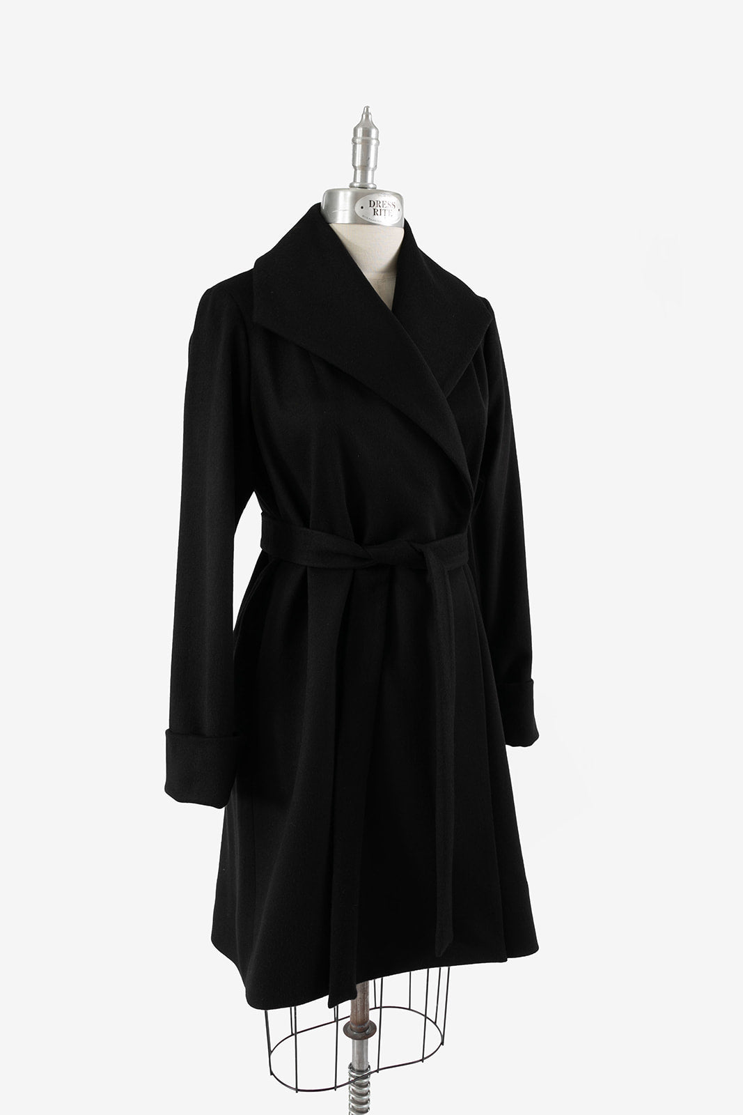 The Southport Wool Overcoat - Black