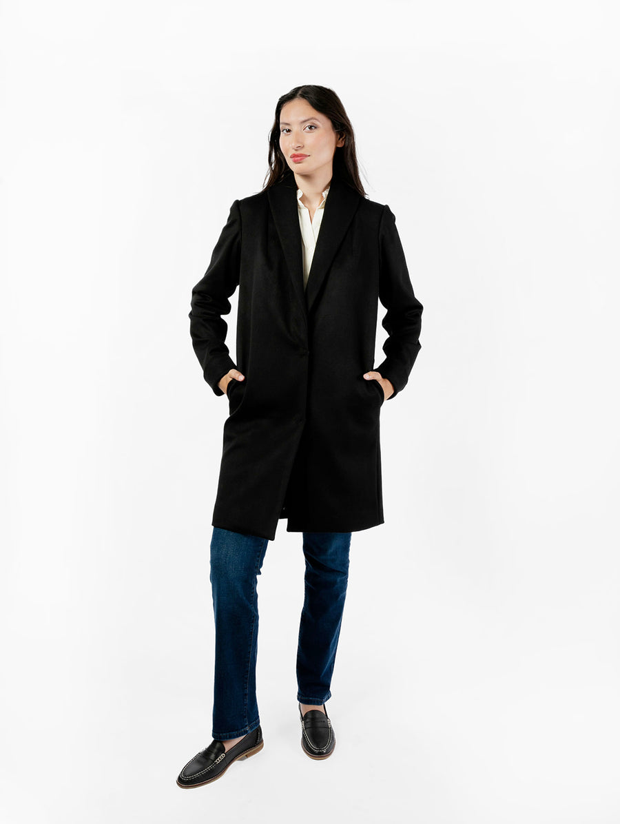 The Tuxedo Coat - Black