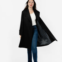 The Southport Overcoat - Black