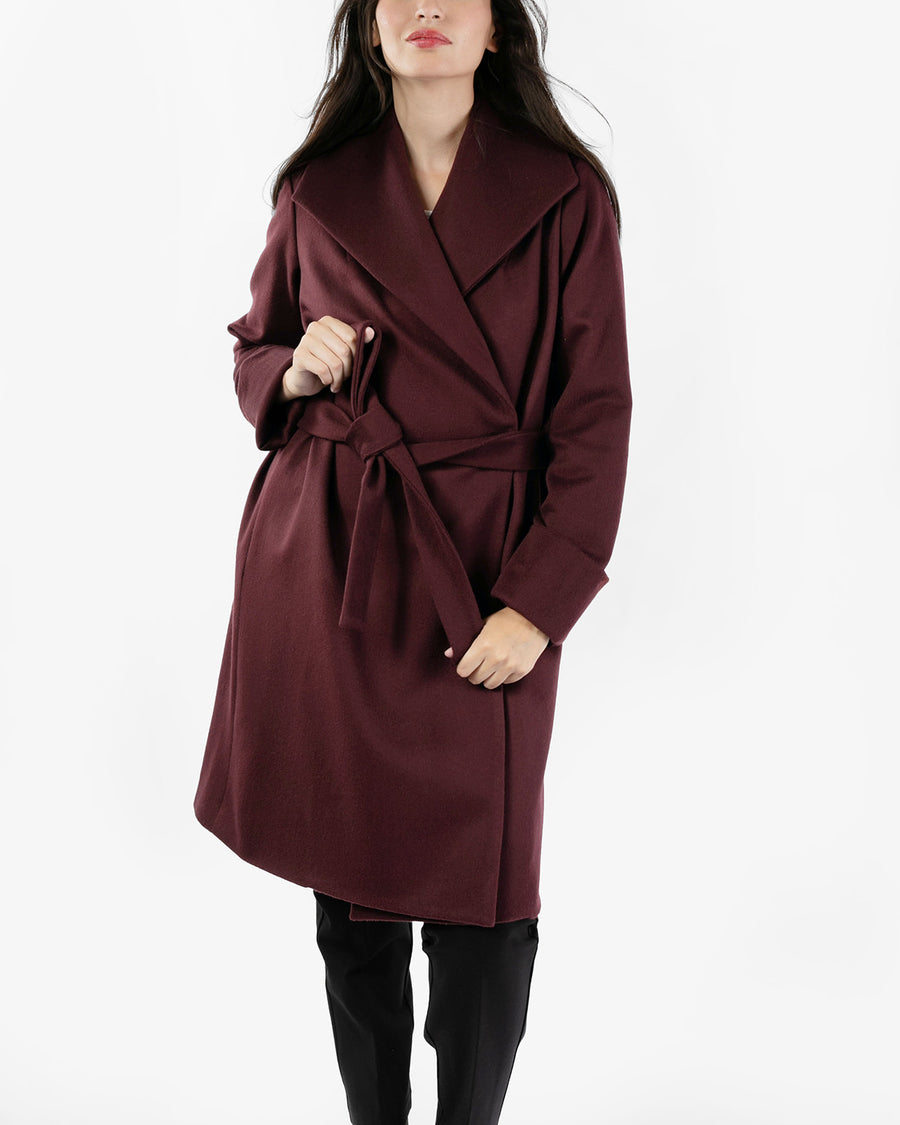 The Southport Overcoat - Bordeaux - Size L