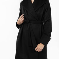 The Southport Wool Overcoat - Black