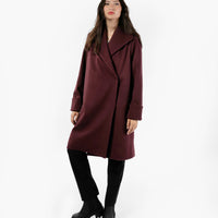 The Southport Overcoat - Bordeaux