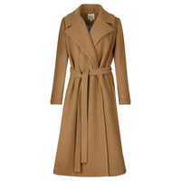 The Dearborn Long Wool Trench Coat - Camel