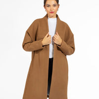 The Chicago Cardigan Coat - Caramel