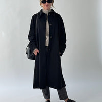 The Mag Mile - Wool Coat in Black
