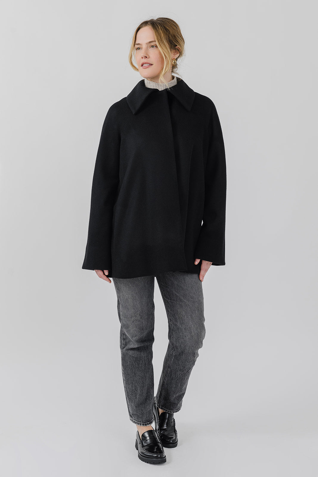 The Halsted - Black Wool Jacket