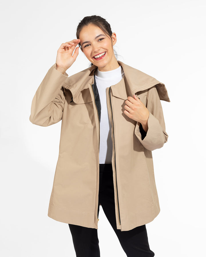 Khaki Rain Coat