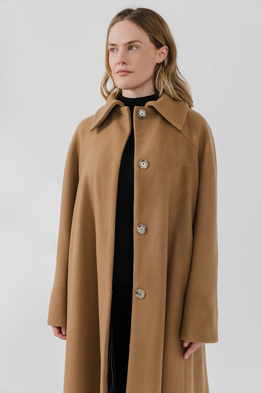 The Mag Mile - Wool Coat in Camel