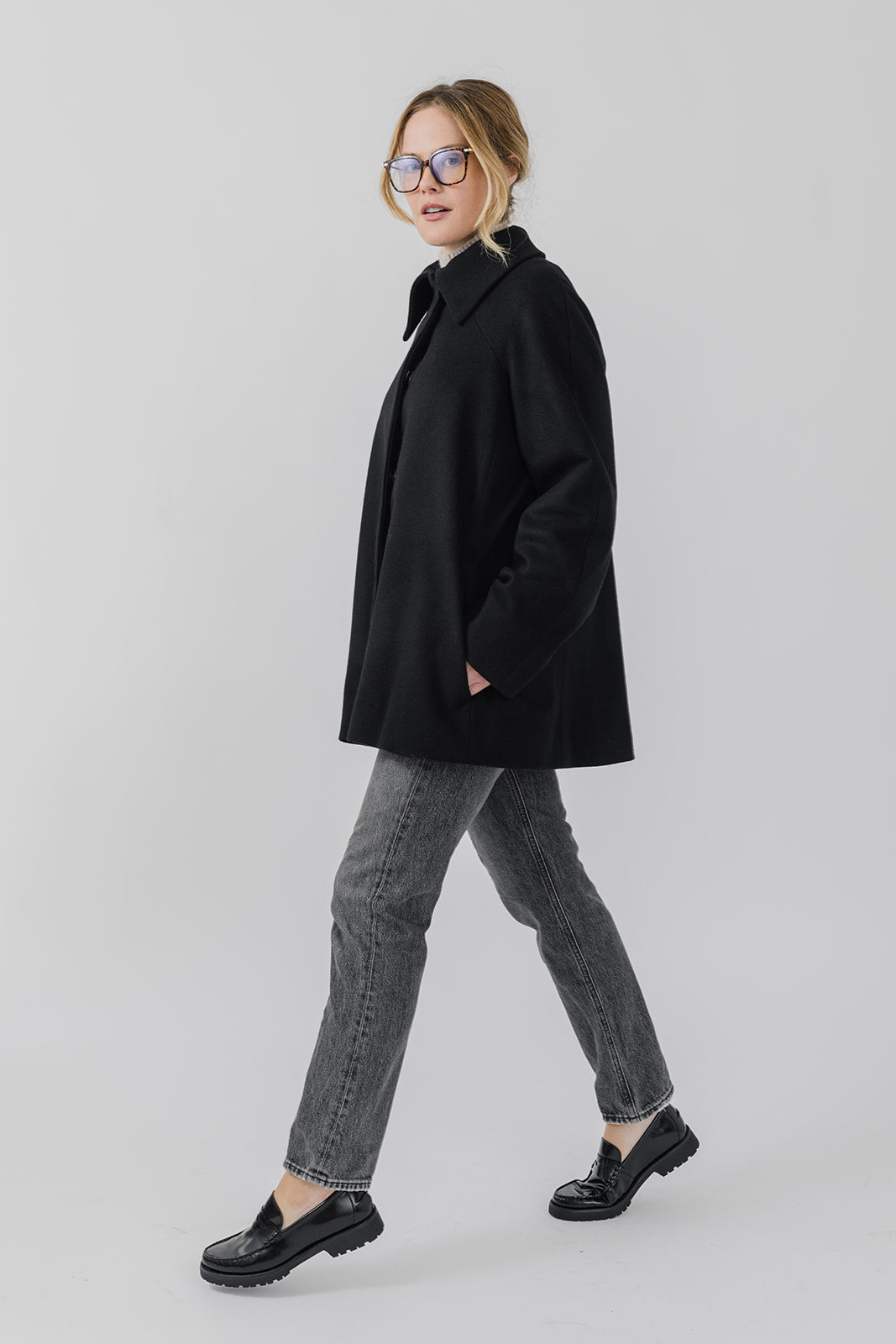 The Halsted - Black Wool Jacket