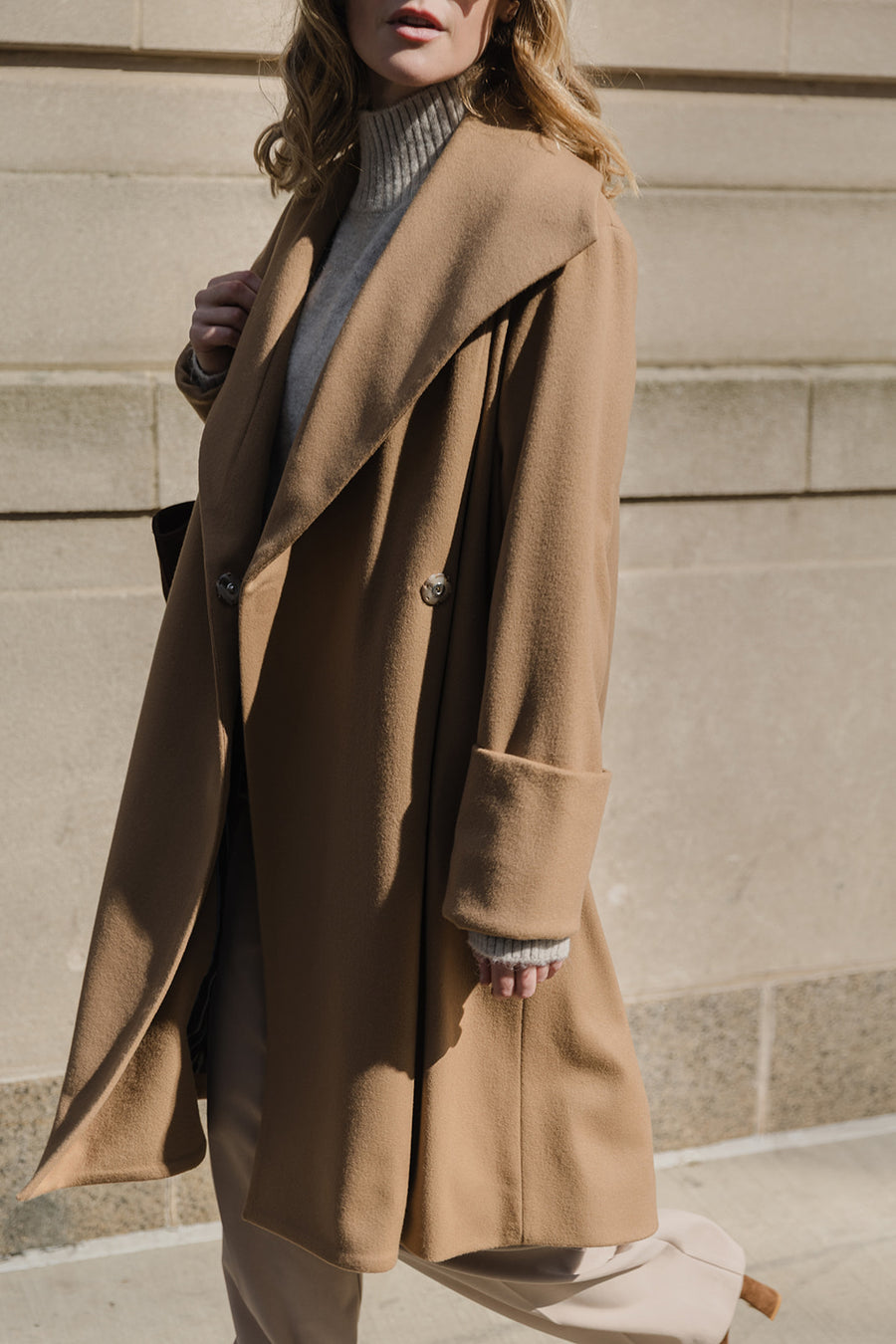 The Southport Wool Coat - Camel