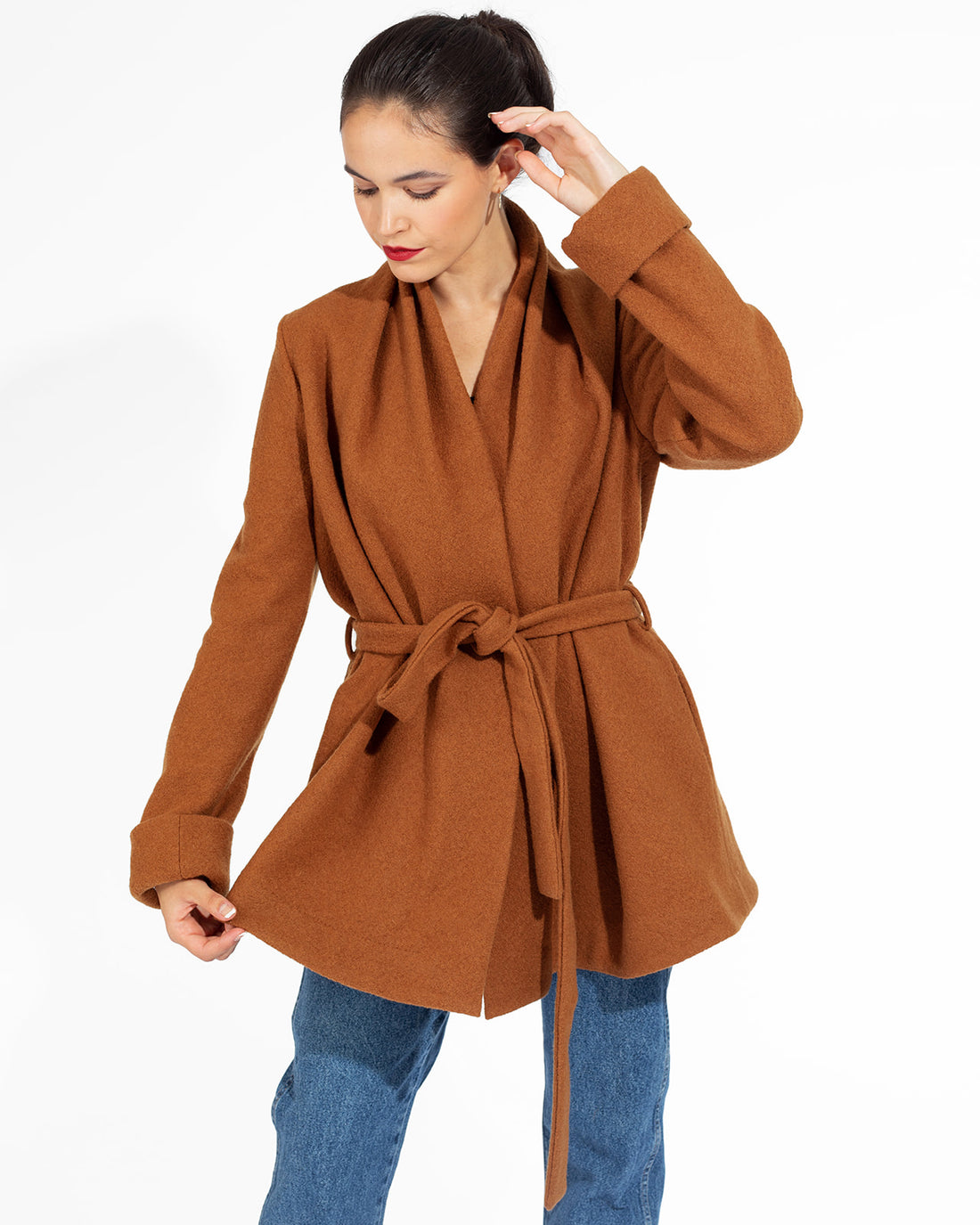 Camel Sweater Coat