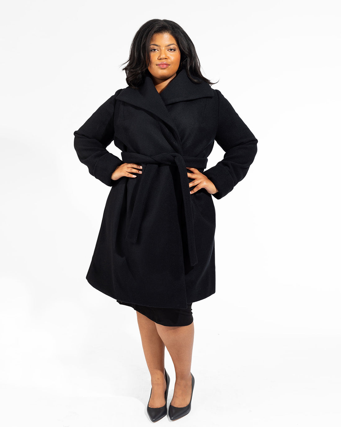 The Southport Overcoat - Black