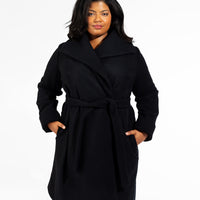 The Southport Wool Overcoat - Black