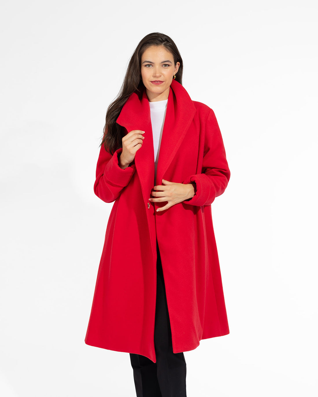 The Southport Overcoat - Scarlet