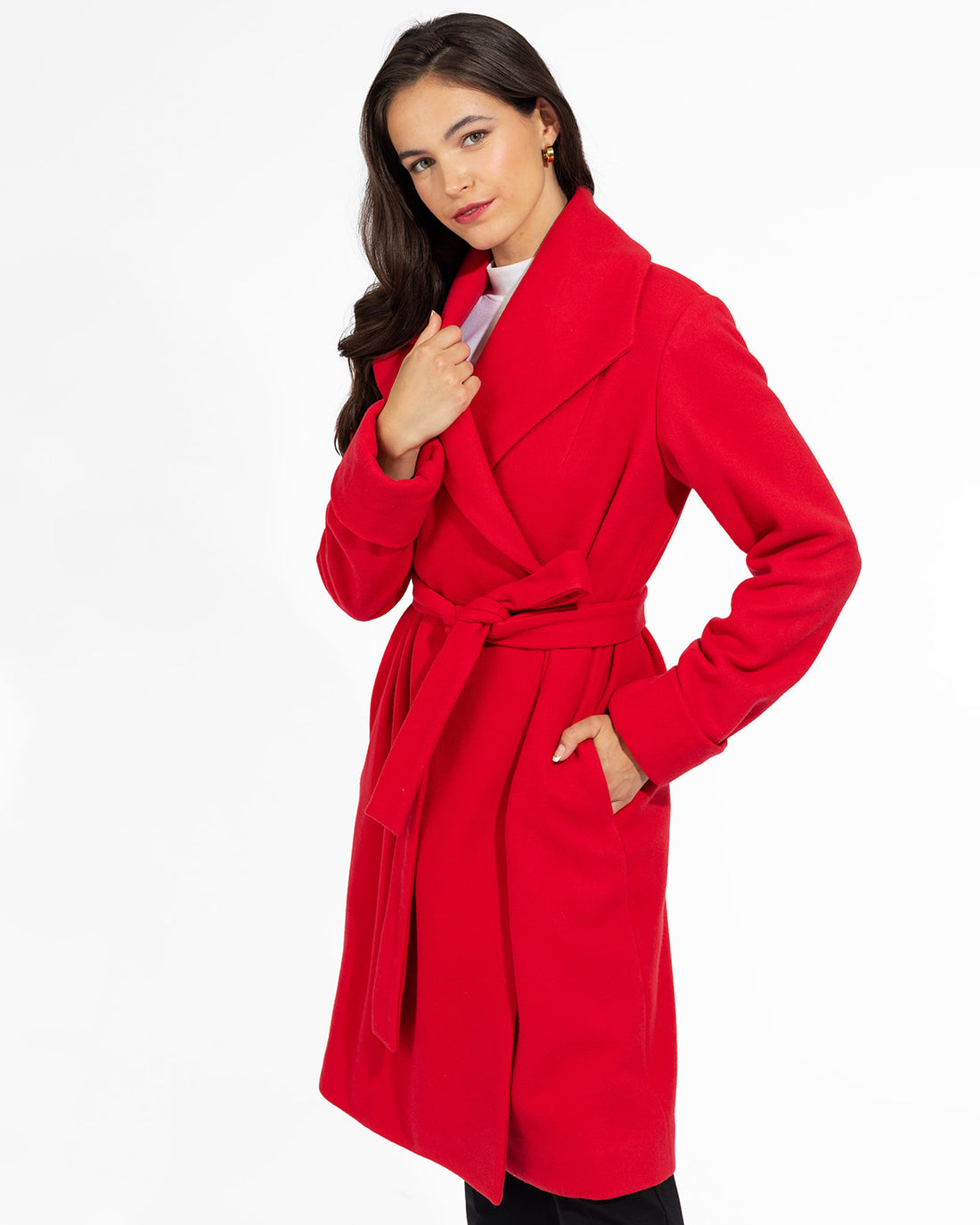 The Southport Overcoat - Scarlet