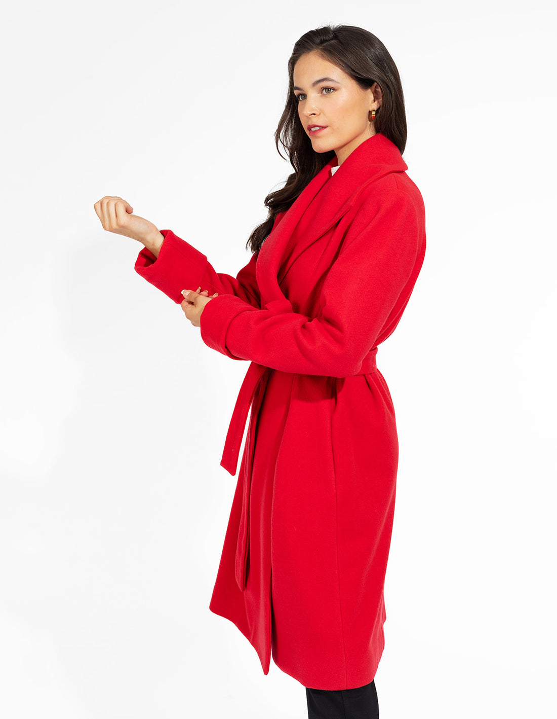 The Southport Overcoat - Scarlet