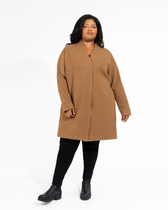 The Chicago Cardigan Coat - Caramel