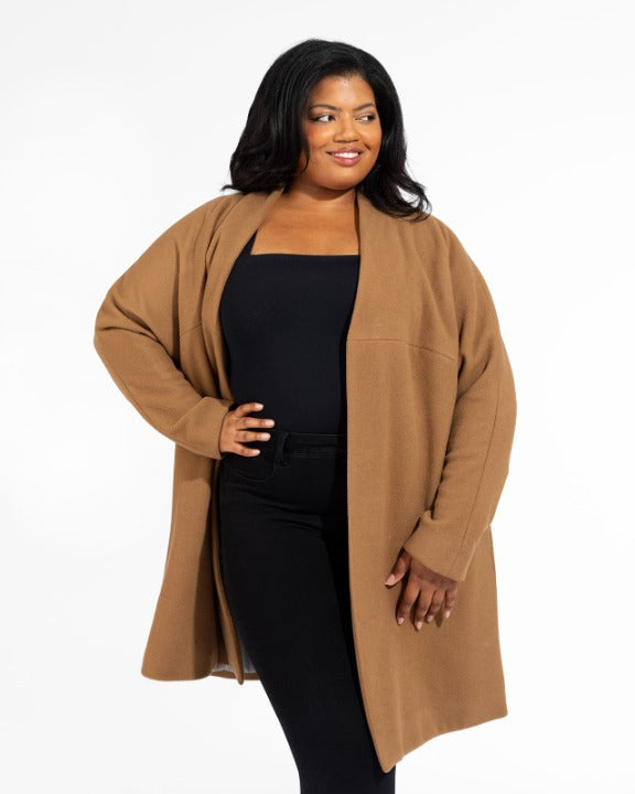 The Chicago Cardigan Coat - Caramel