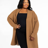 The Chicago Cardigan Coat - Caramel