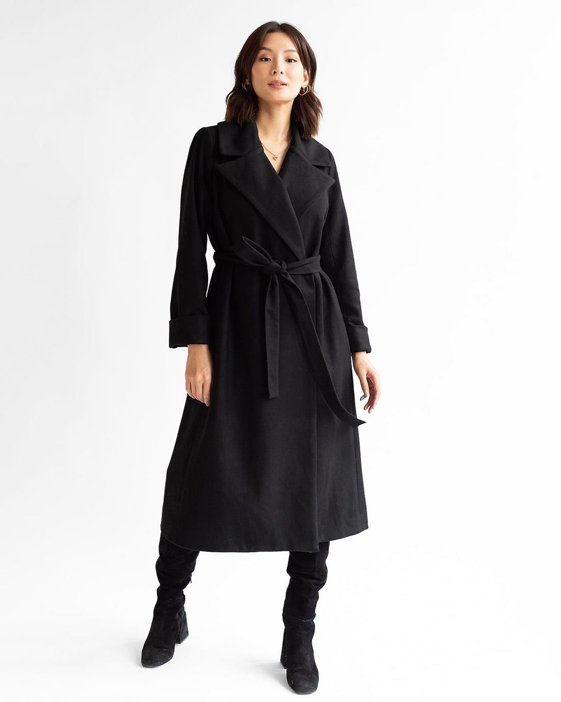 The Dearborn Overcoat - Black